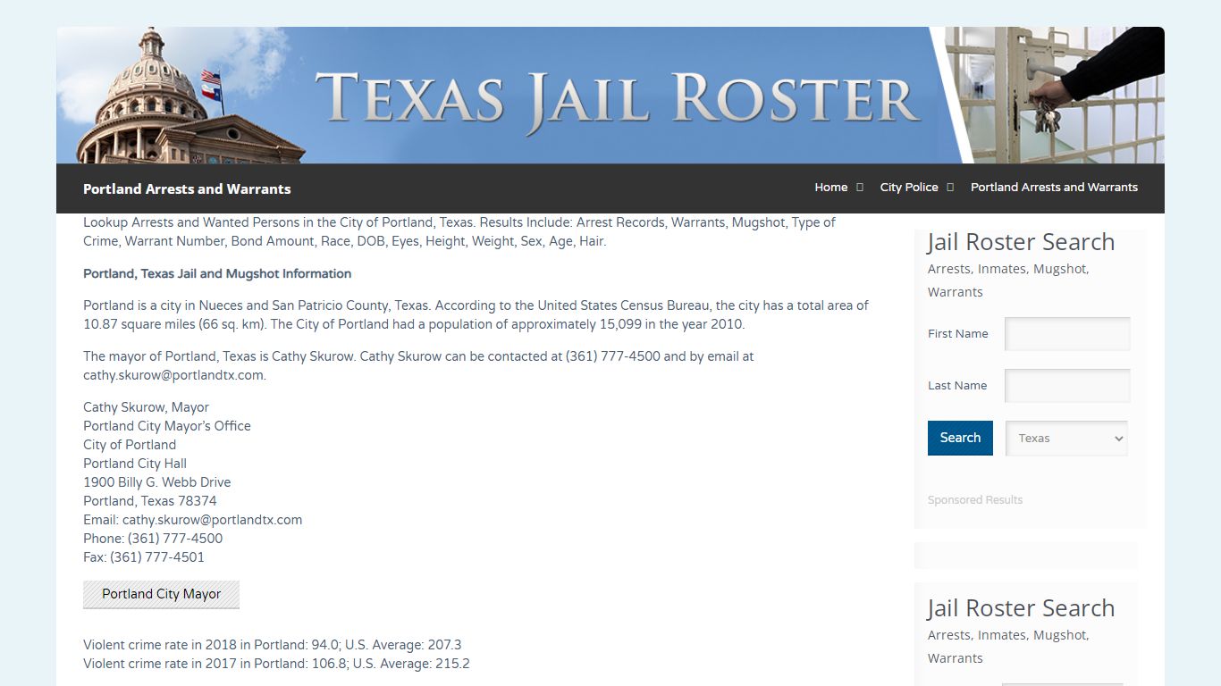 Portland Arrests and Warrants | Jail Roster Search